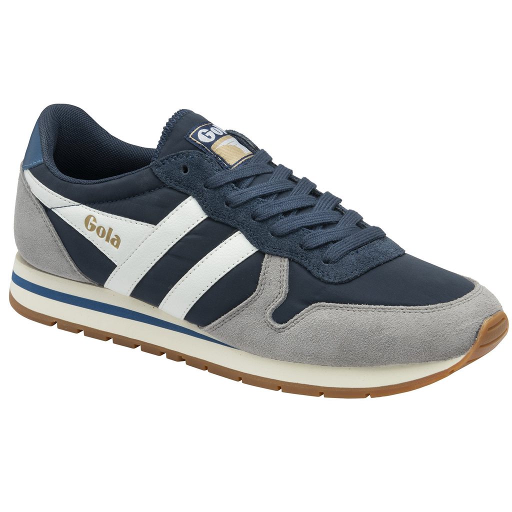 Gola Classics Daytona Chute Sneakers Marineblå Hvite Norge | NKUWFT-954