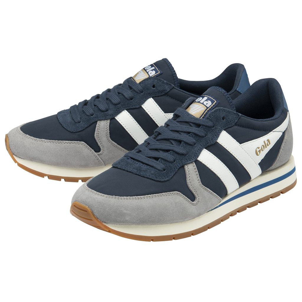 Gola Classics Daytona Chute Sneakers Marineblå Hvite Norge | NKUWFT-954