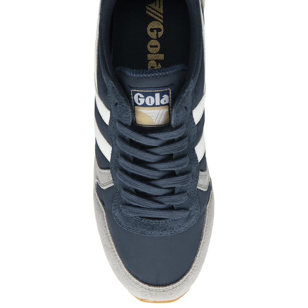 Gola Classics Daytona Chute Sneakers Marineblå Hvite Norge | NKUWFT-954