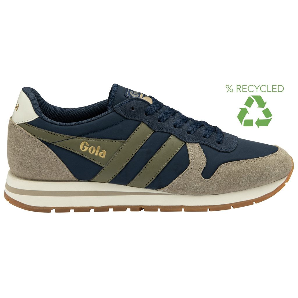 Gola Classics Daytona Chute Sneakers Marineblå Khaki Norge | XGOPIZ-086