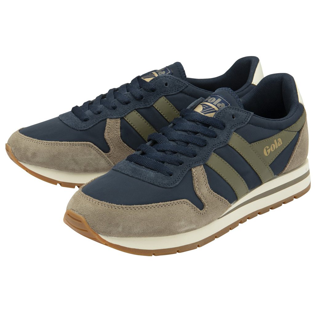 Gola Classics Daytona Chute Sneakers Marineblå Khaki Norge | XGOPIZ-086