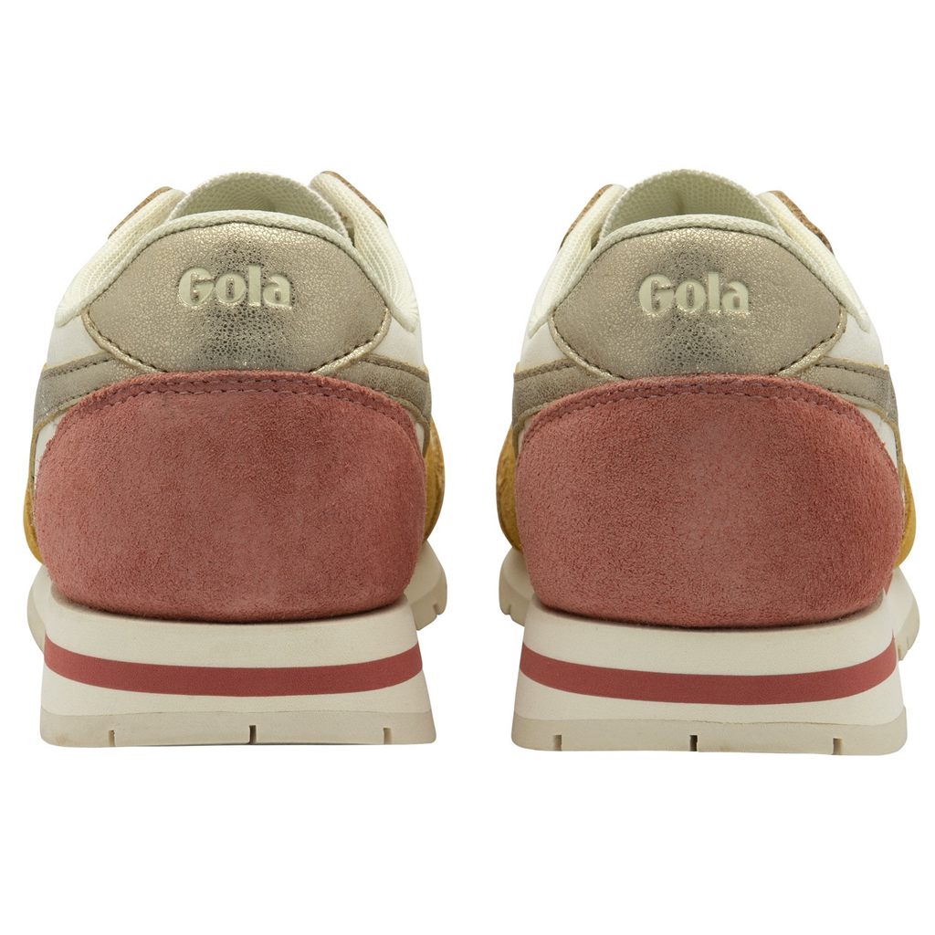 Gola Classics Daytona Quadrant Sneakers Hvite Gull Norge | BHDACF-801