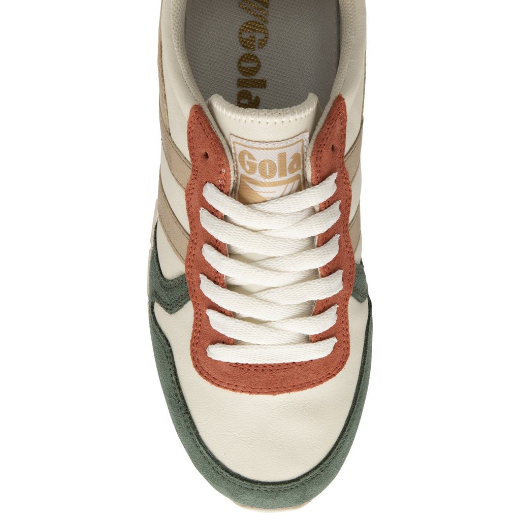Gola Classics Daytona Quadrant Sneakers Hvite Gull Rosa Norge | MLNYAI-439