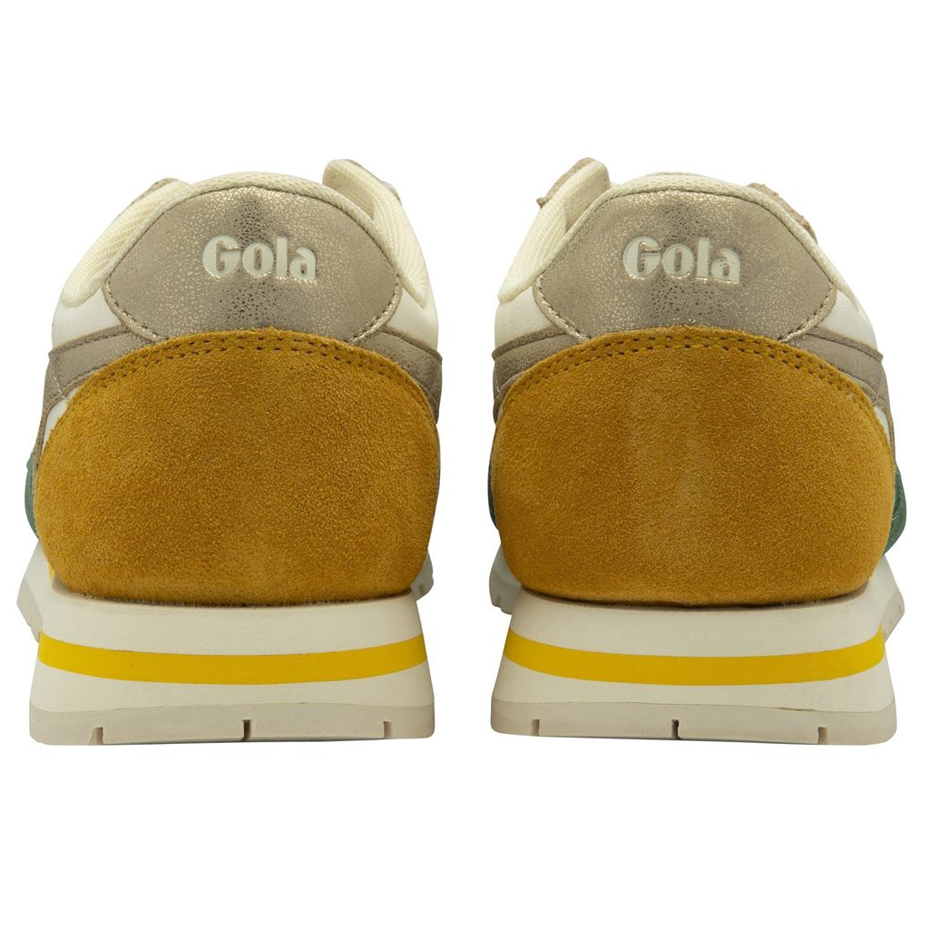 Gola Classics Daytona Quadrant Sneakers Hvite Gull Norge | THDJAL-398