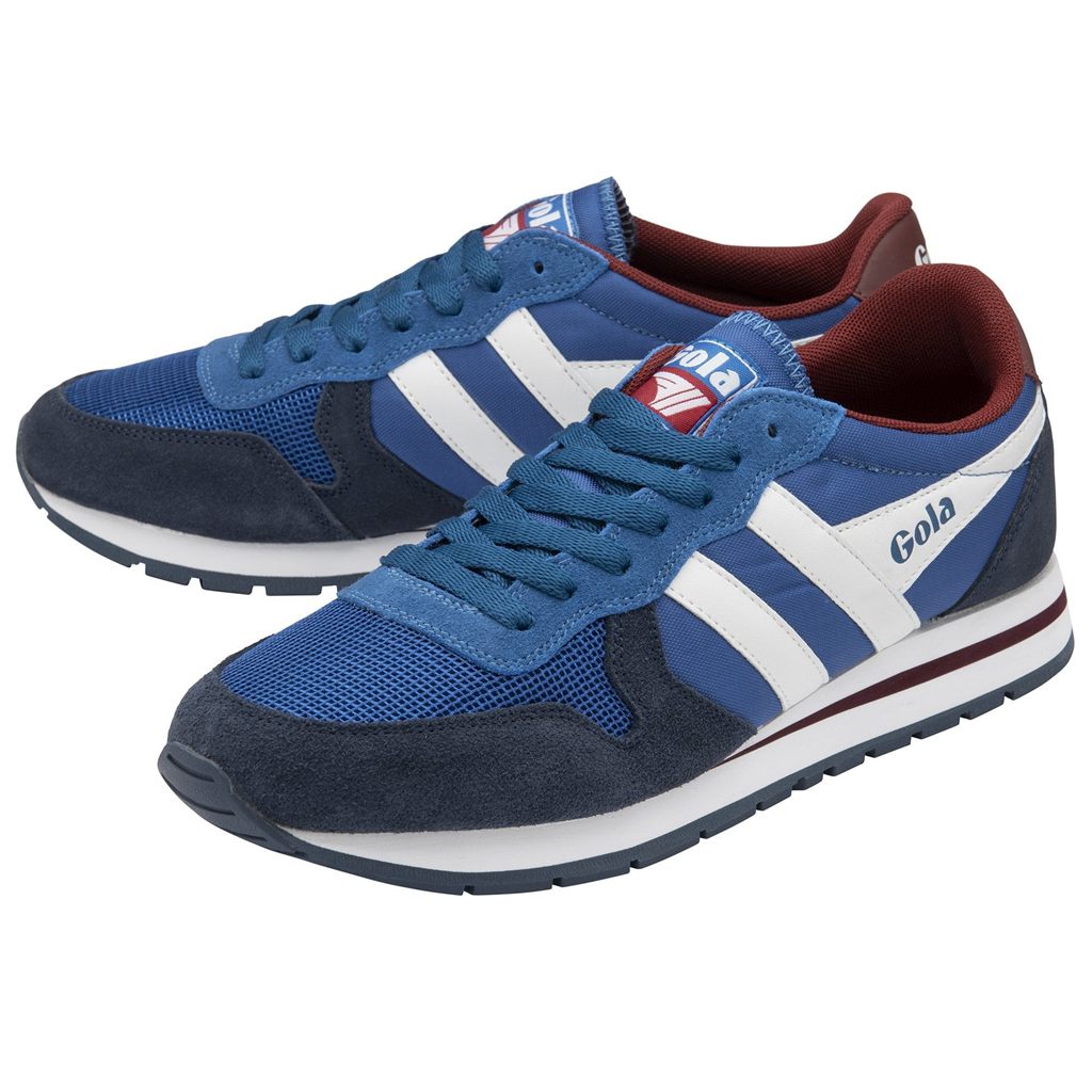 Gola Classics Daytona Sneakers Blå Marineblå Hvite Norge | OLPIXU-950