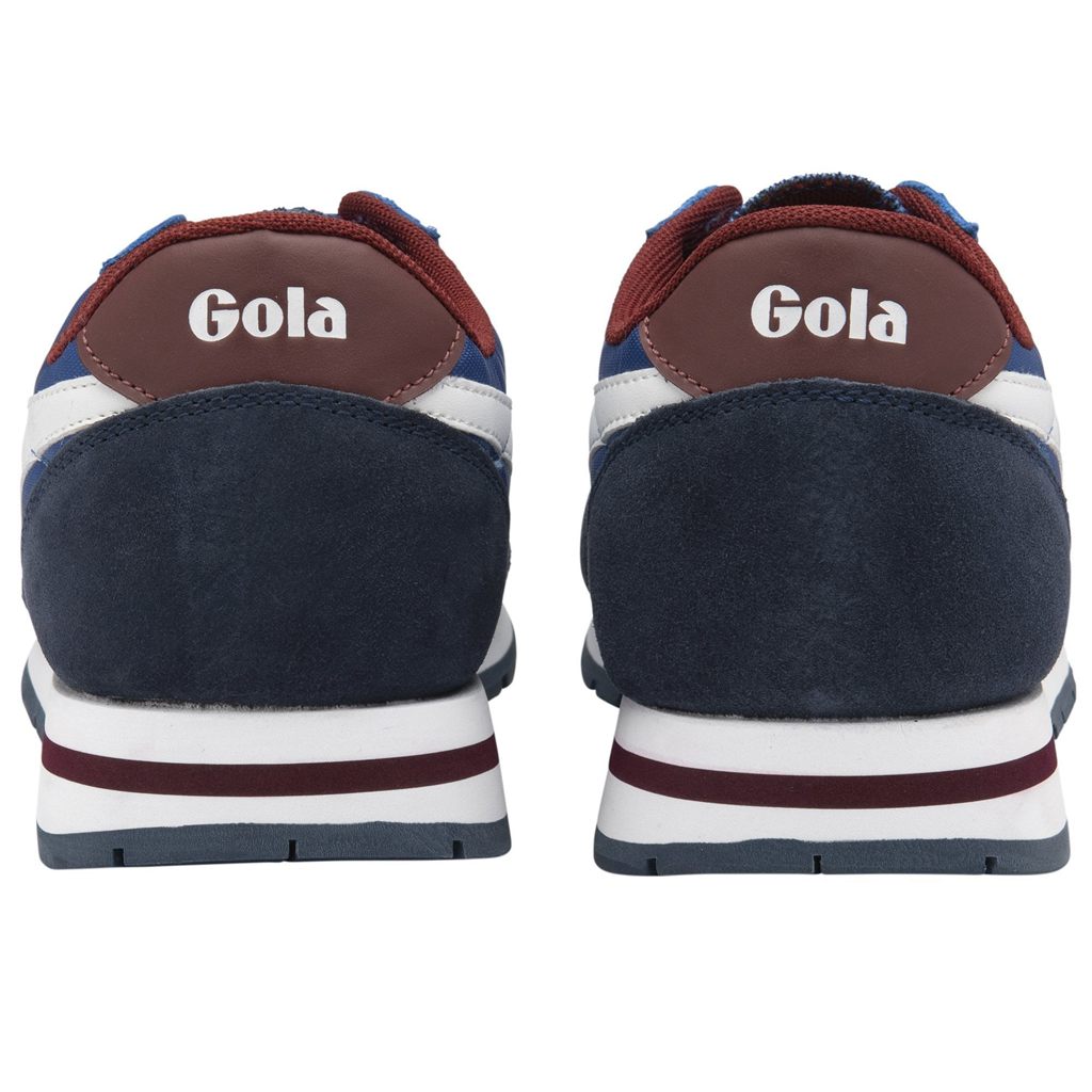 Gola Classics Daytona Sneakers Blå Marineblå Hvite Norge | OLPIXU-950