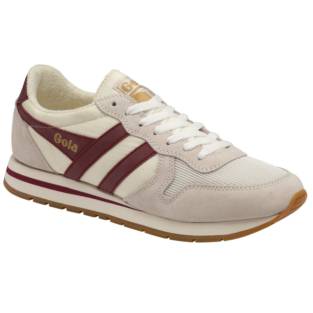Gola Classics Daytona Sneakers Hvite Dyp Rød Norge | BAEVWL-708