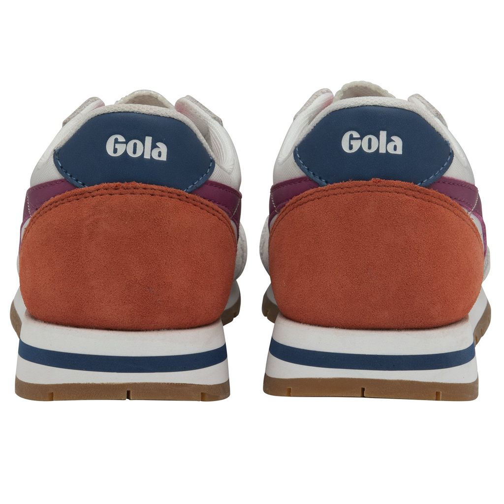 Gola Classics Daytona Sneakers Hvite Fuchsia Blå Norge | RQGBHI-928