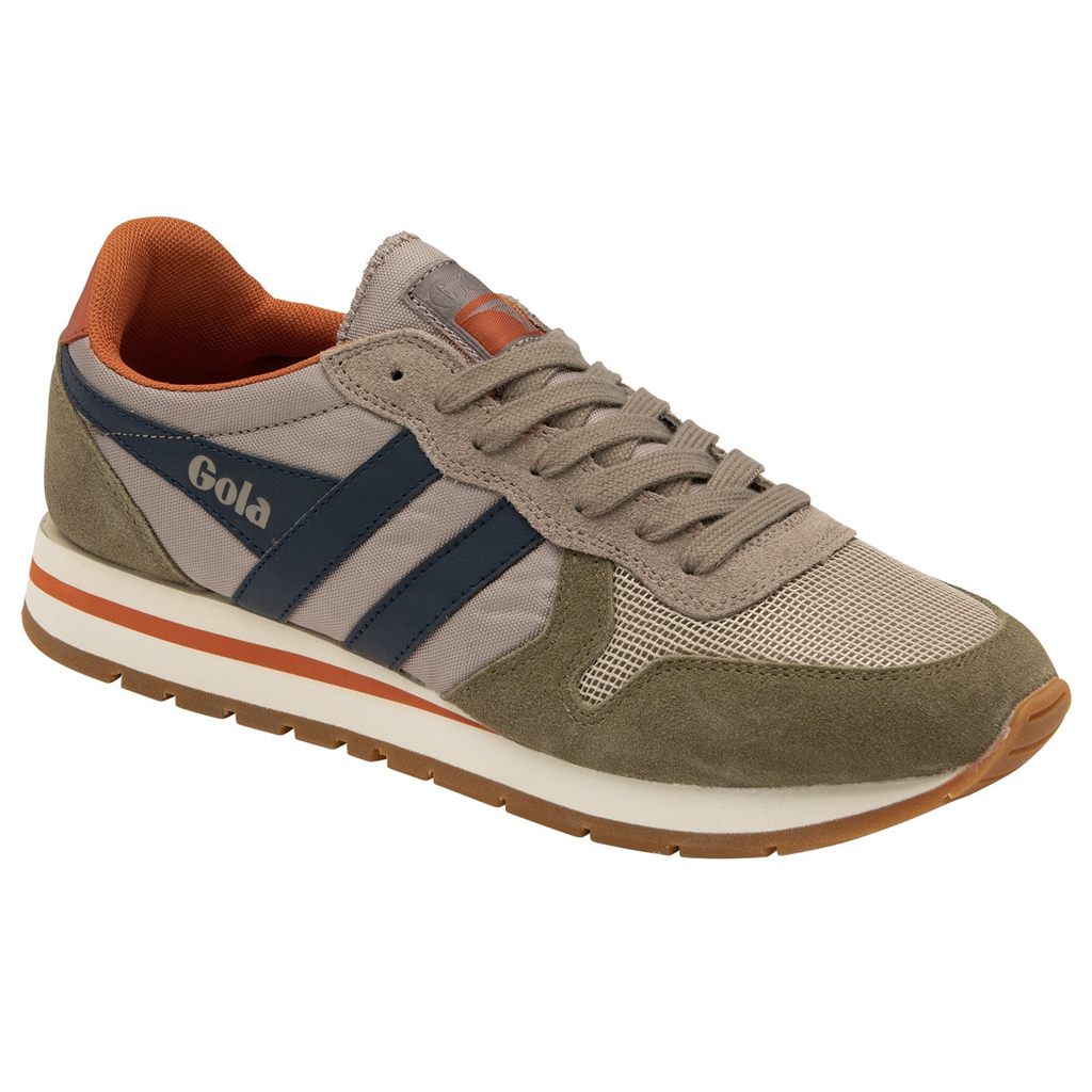 Gola Classics Daytona Sneakers Khaki Marineblå Norge | BVPOIE-340