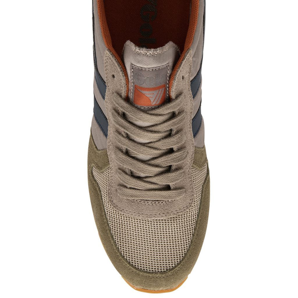 Gola Classics Daytona Sneakers Khaki Marineblå Norge | BVPOIE-340