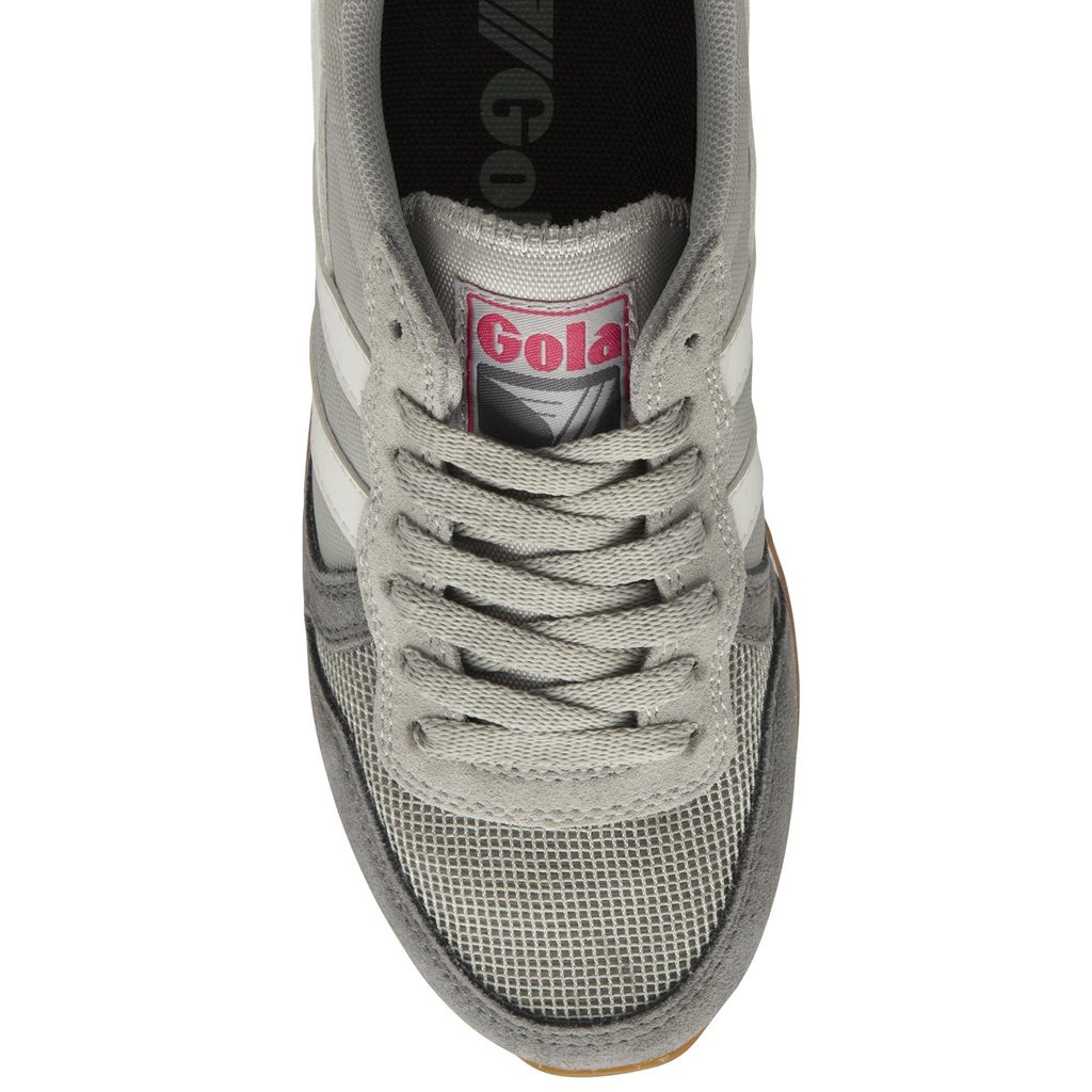 Gola Classics Daytona Sneakers Lyse Grå Hvite Rosa Norge | EHXYQS-783