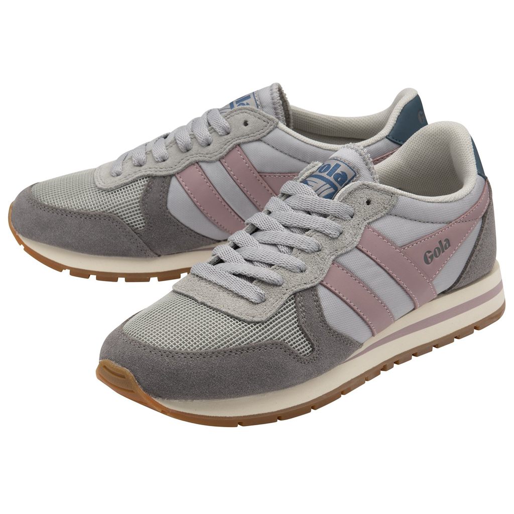 Gola Classics Daytona Sneakers Lyse Grå Rosa Norge | RDWGBP-462