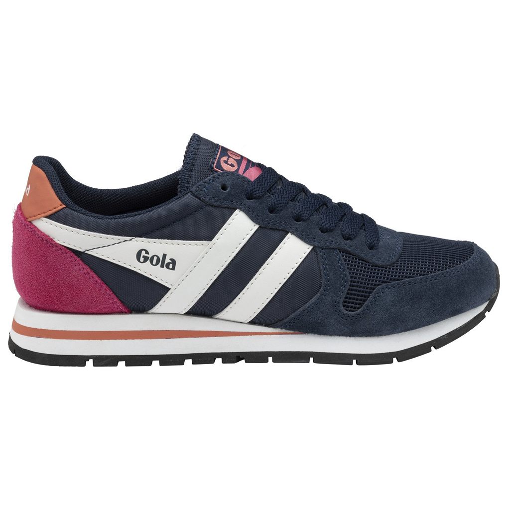 Gola Classics Daytona Sneakers Marineblå Hvite Korall Norge | MRVTLS-618
