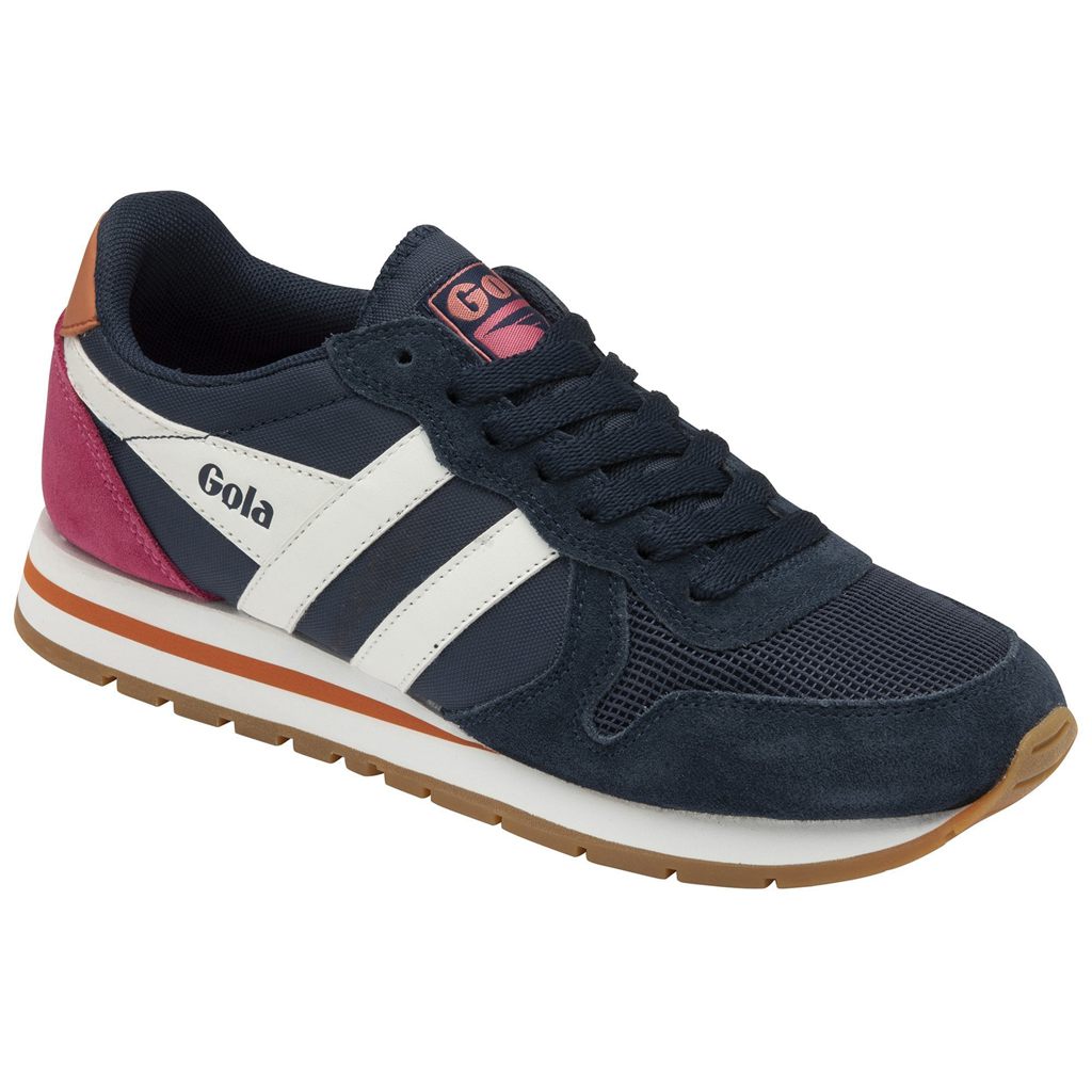Gola Classics Daytona Sneakers Marineblå Hvite Korall Norge | MRVTLS-618