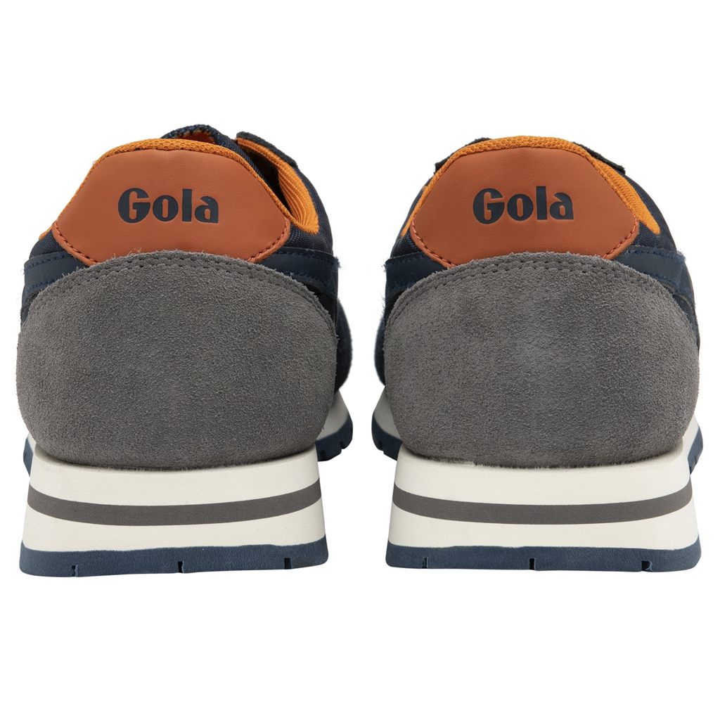Gola Classics Daytona Sneakers Marineblå Oransje Norge | GQBYEM-834