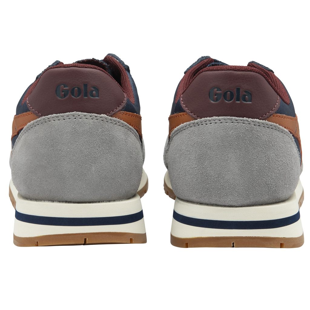 Gola Classics Daytona Sneakers Marineblå Oransje Norge | WBXSQN-961