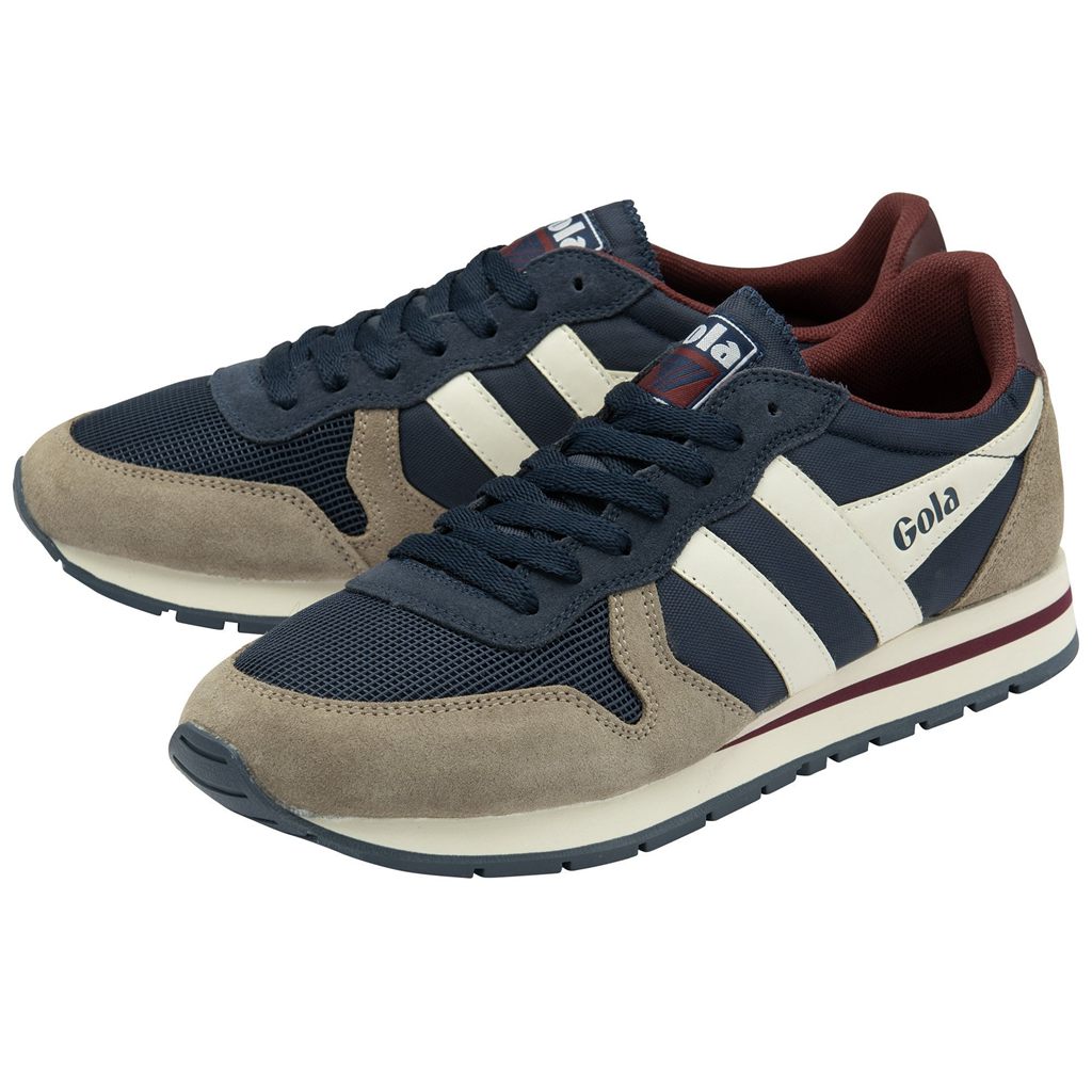 Gola Classics Daytona Sneakers Marineblå Hvite Norge | DEGBZO-397