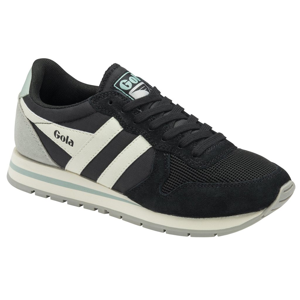 Gola Classics Daytona Sneakers Svarte Hvite Norge | EVWUYJ-812