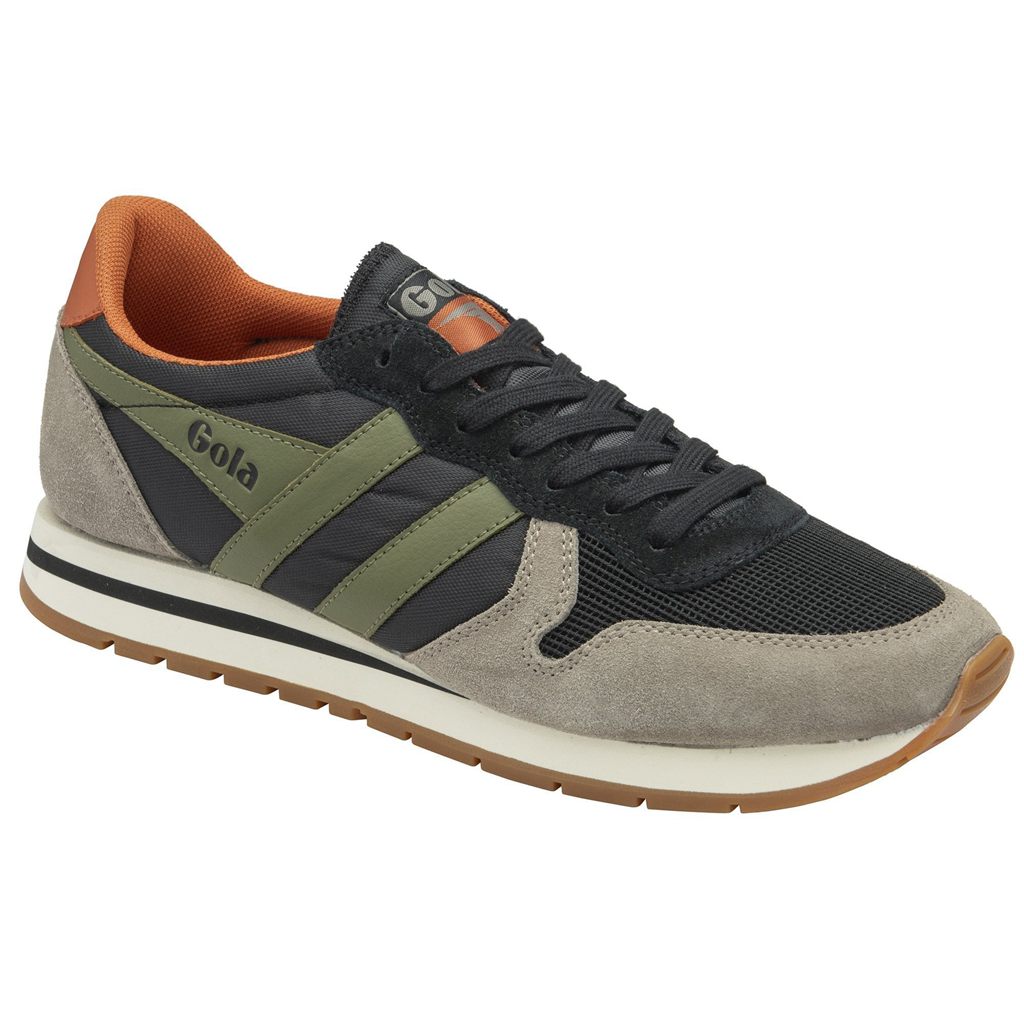 Gola Classics Daytona Sneakers Svarte Khaki Norge | VIXEWN-429