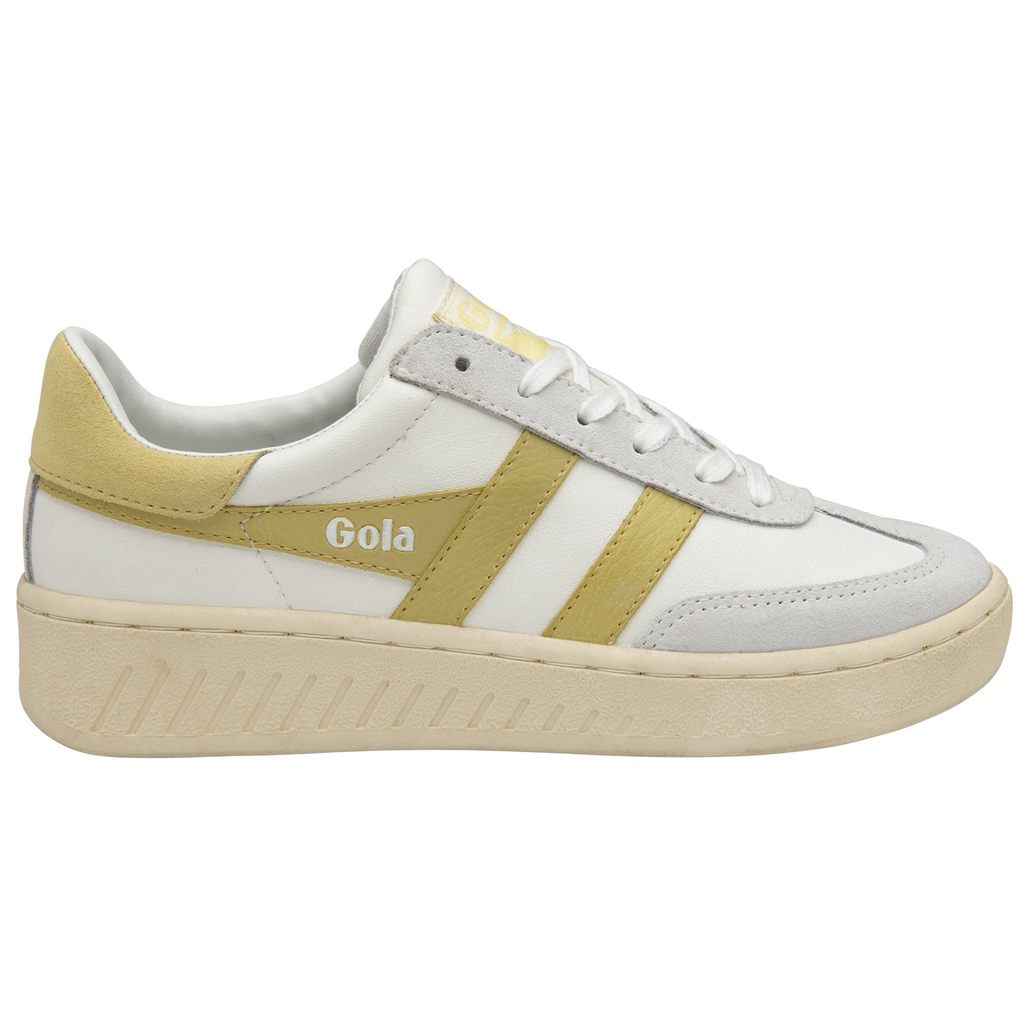 Gola Classics Dropshot Sneakers Hvite Sitron Norge | YANGPK-852