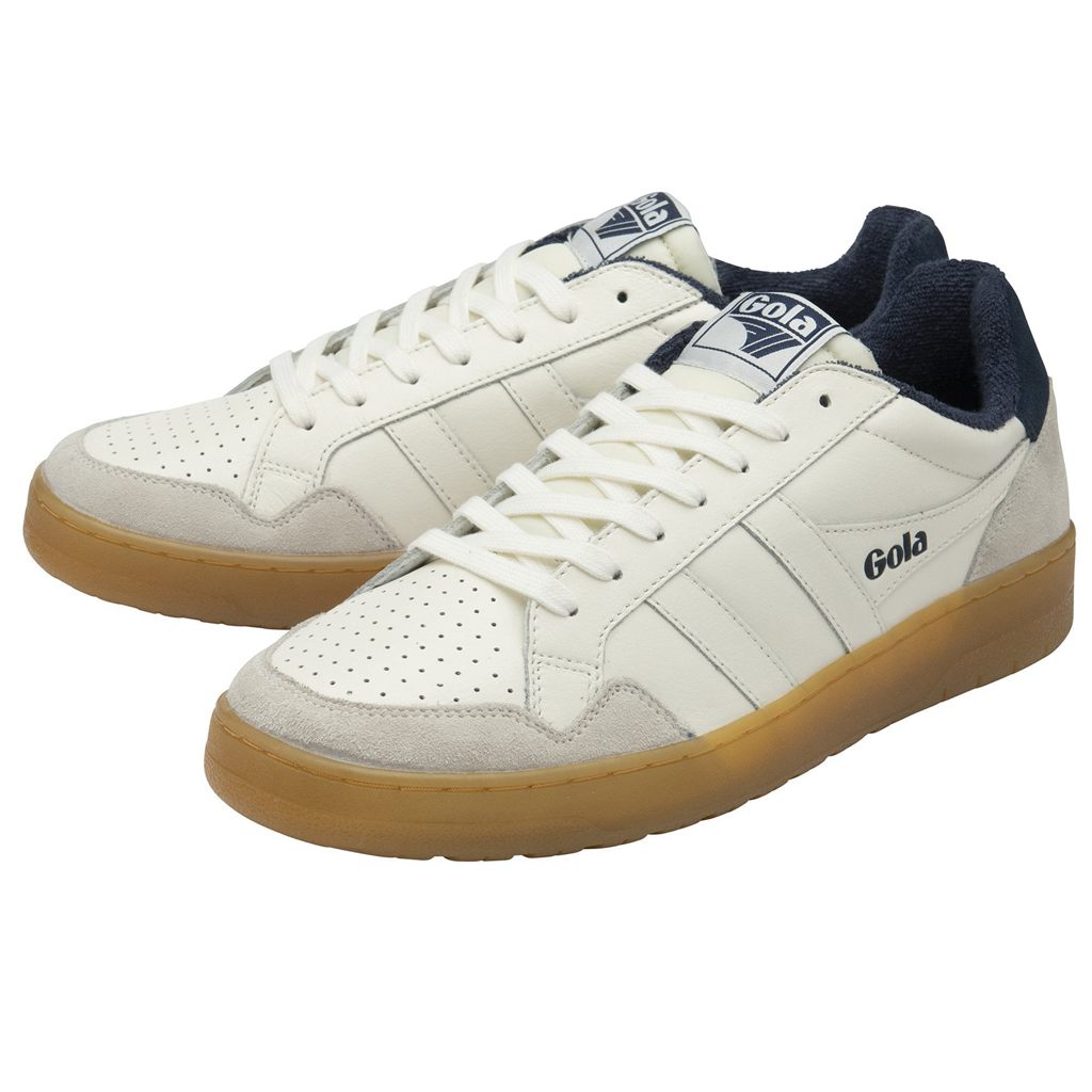 Gola Classics Eagle '86 Sneakers Hvite Marineblå Norge | EUFMGD-810