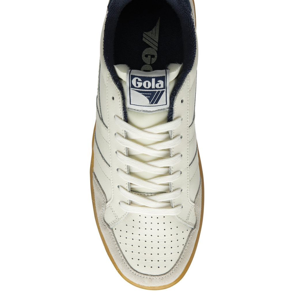 Gola Classics Eagle '86 Sneakers Hvite Marineblå Norge | EUFMGD-810