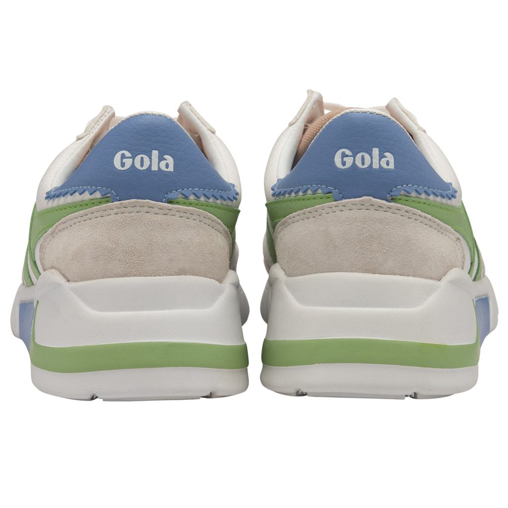 Gola Classics Eclipse California Sneakers Hvite Grønn Blå Norge | CYMRPS-953