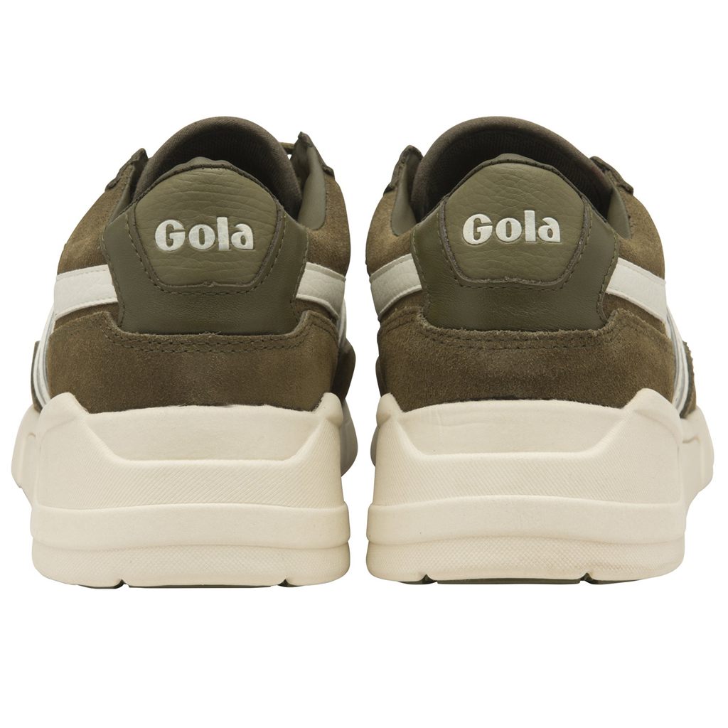 Gola Classics Eclipse Legacy Sneakers Khaki Hvite Norge | XQDJKM-917