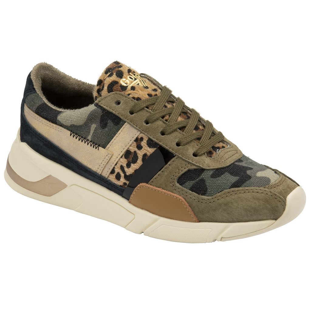 Gola Classics Eclipse Mode Sneakers Camouflage Leopard Norge | HZJYRT-904