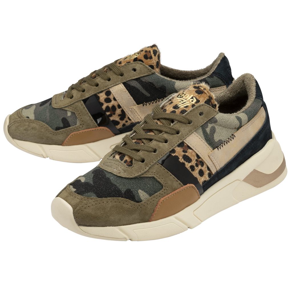 Gola Classics Eclipse Mode Sneakers Camouflage Leopard Norge | HZJYRT-904