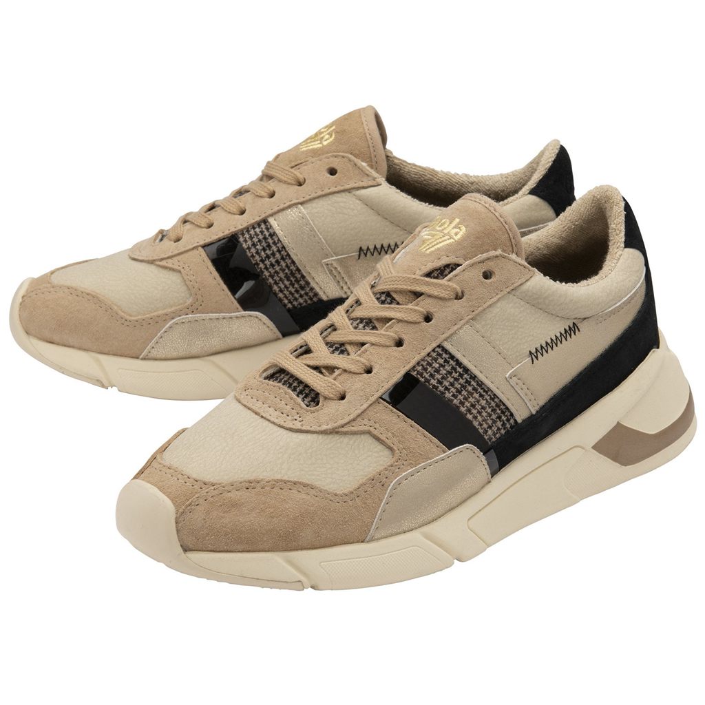 Gola Classics Eclipse Mode Sneakers Oat Tweed Multi Norge | BMLFTX-567