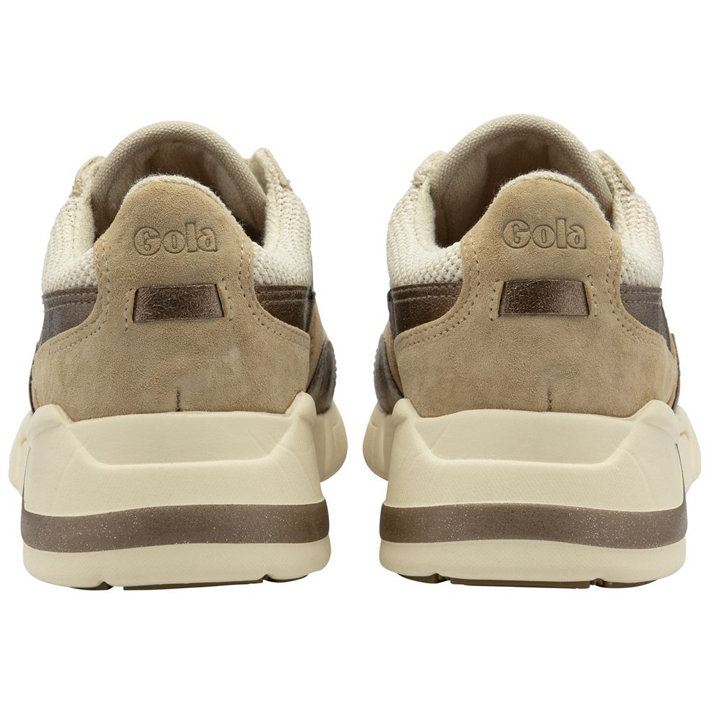Gola Classics Eclipse Mode Sneakers Wheat Oat Bronze Norge | TGPBWO-725