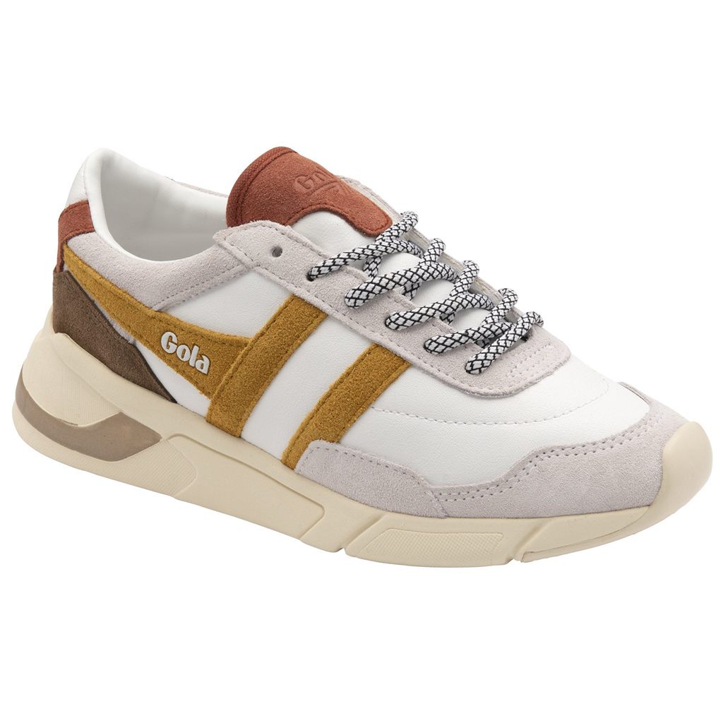 Gola Classics Eclipse Pure Sneakers Hvite Oransje Norge | ZAGSEK-804