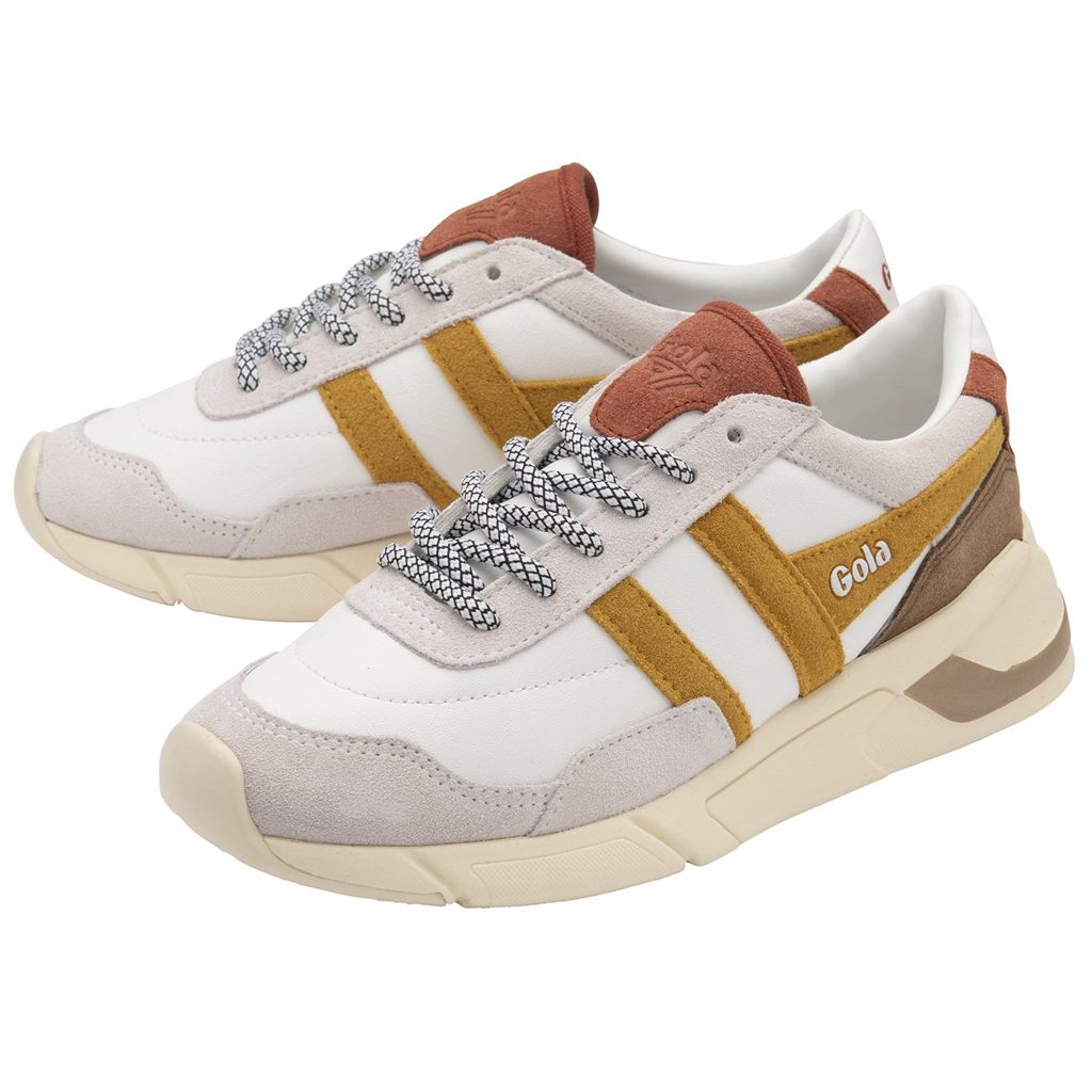 Gola Classics Eclipse Pure Sneakers Hvite Oransje Norge | ZAGSEK-804