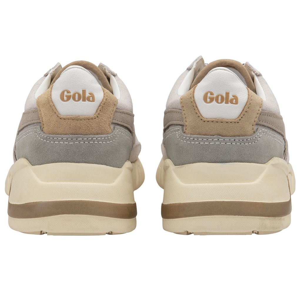 Gola Classics Eclipse Pure Sneakers Hvite Grå Norge | XWRPBK-934