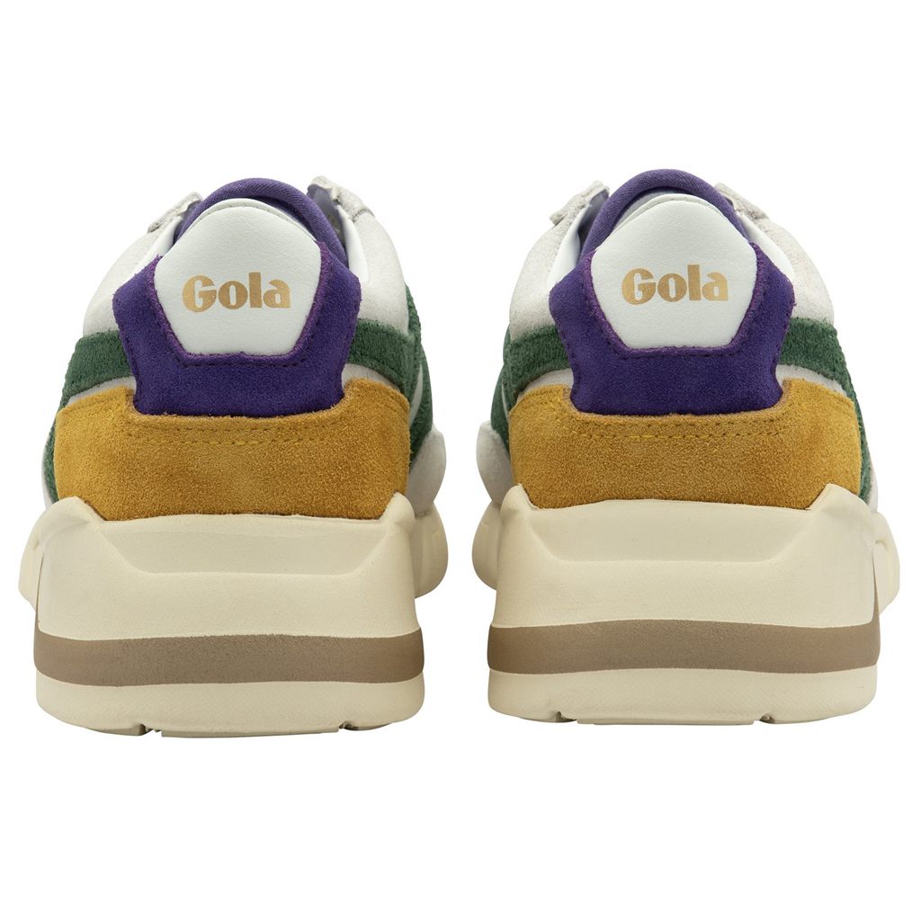Gola Classics Eclipse Pure Sneakers Hvite Fuchsia Norge | GXKTAV-689