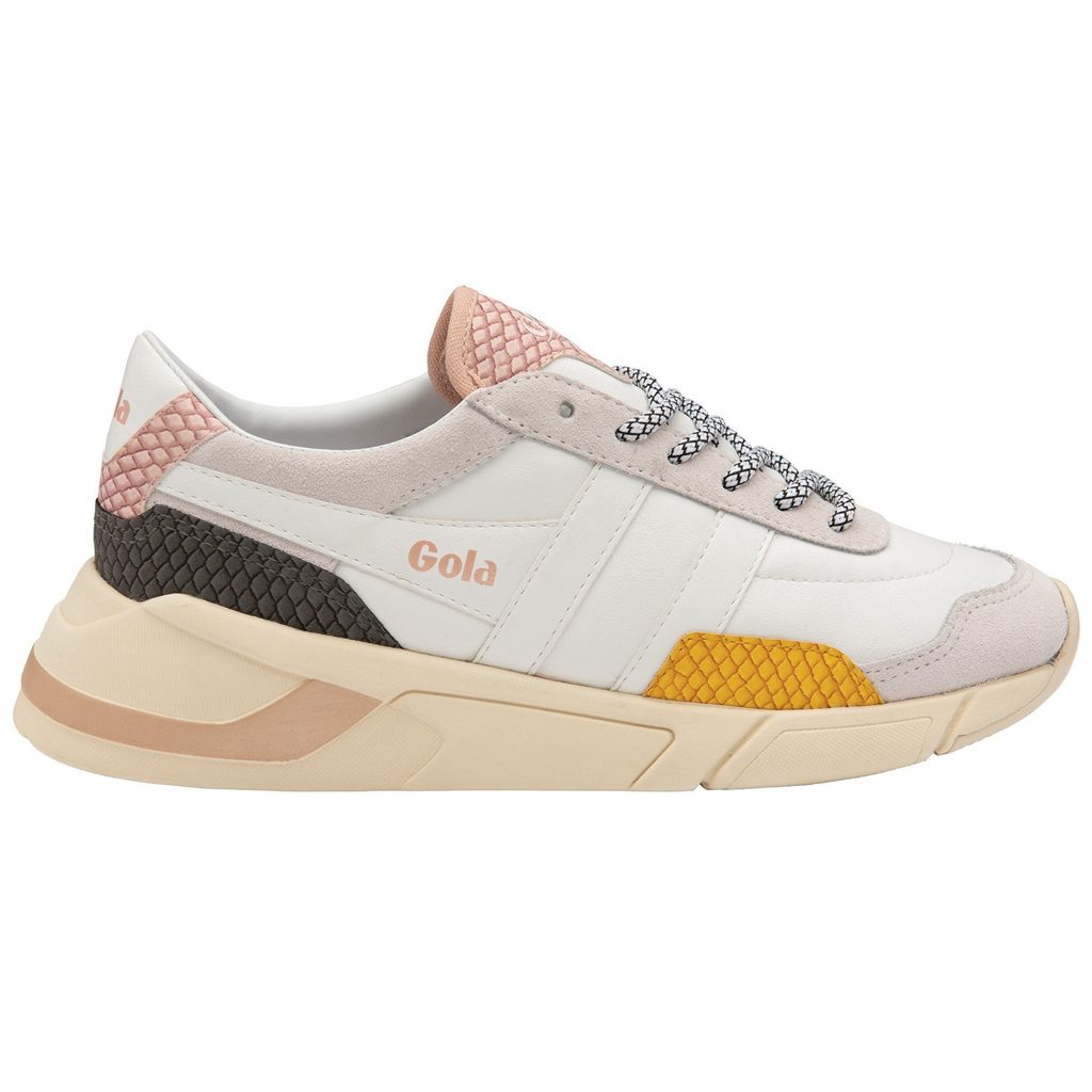 Gola Classics Eclipse Trident Snake Sneakers Hvite Rosa Norge | LKFORJ-385