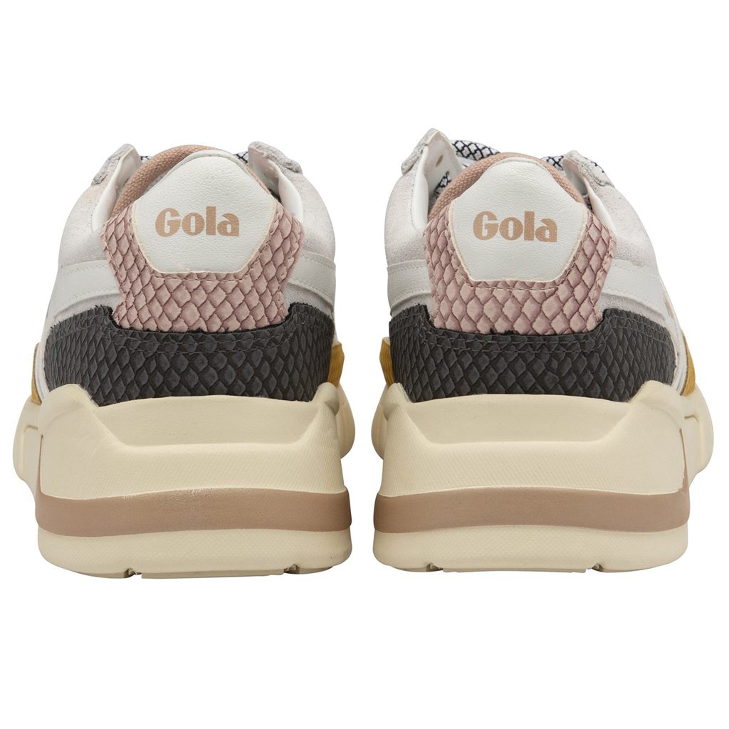 Gola Classics Eclipse Trident Snake Sneakers Hvite Rosa Norge | LKFORJ-385