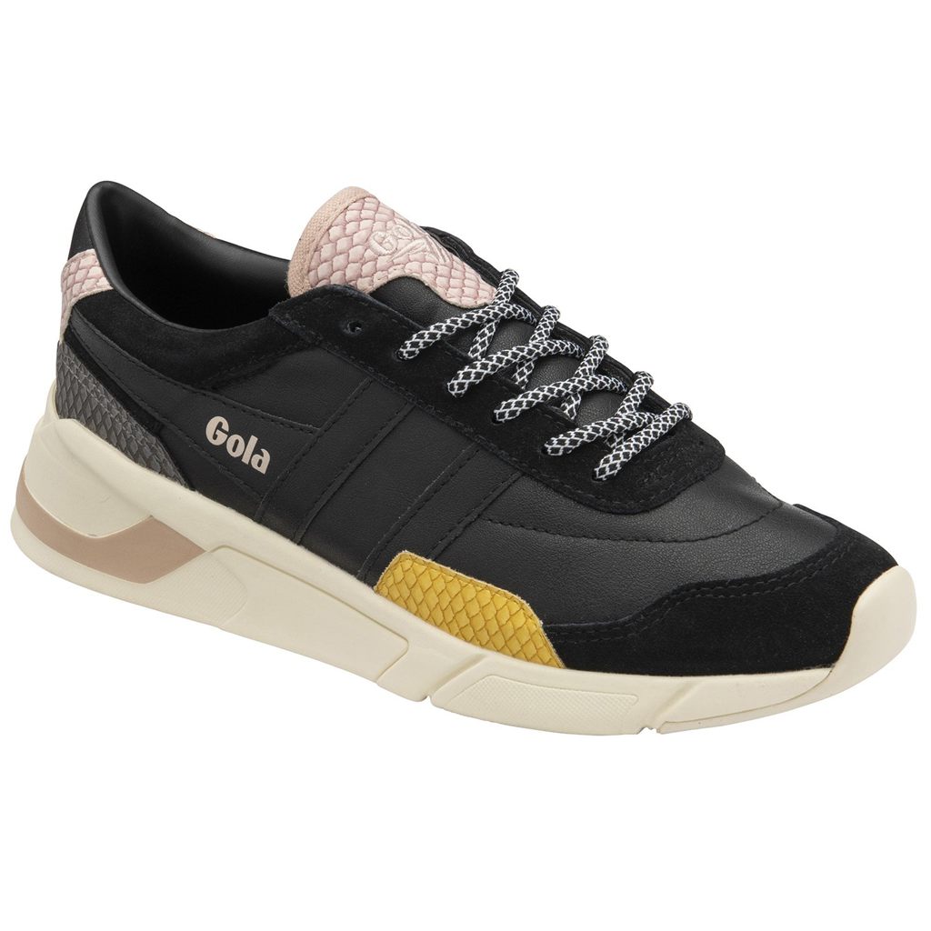 Gola Classics Eclipse Trident Snake Sneakers Svarte Rosa Norge | HXVNWO-753