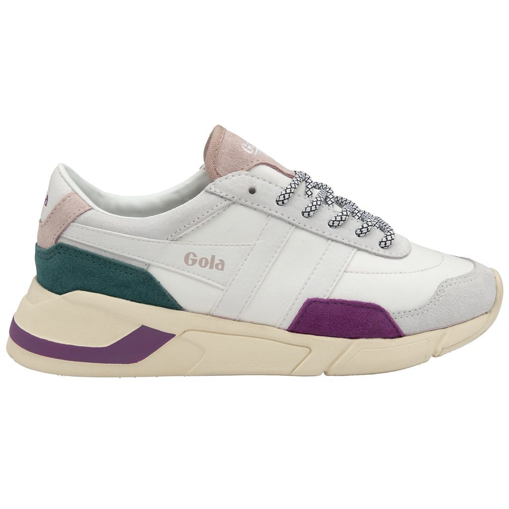 Gola Classics Eclipse Trident Sneakers Hvite Rosa Norge | TDBRNG-196