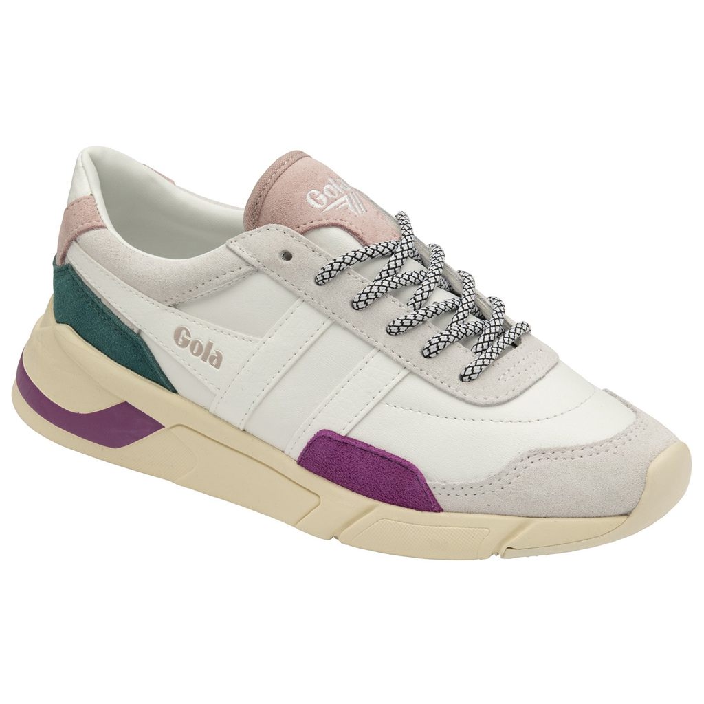Gola Classics Eclipse Trident Sneakers Hvite Rosa Norge | TDBRNG-196