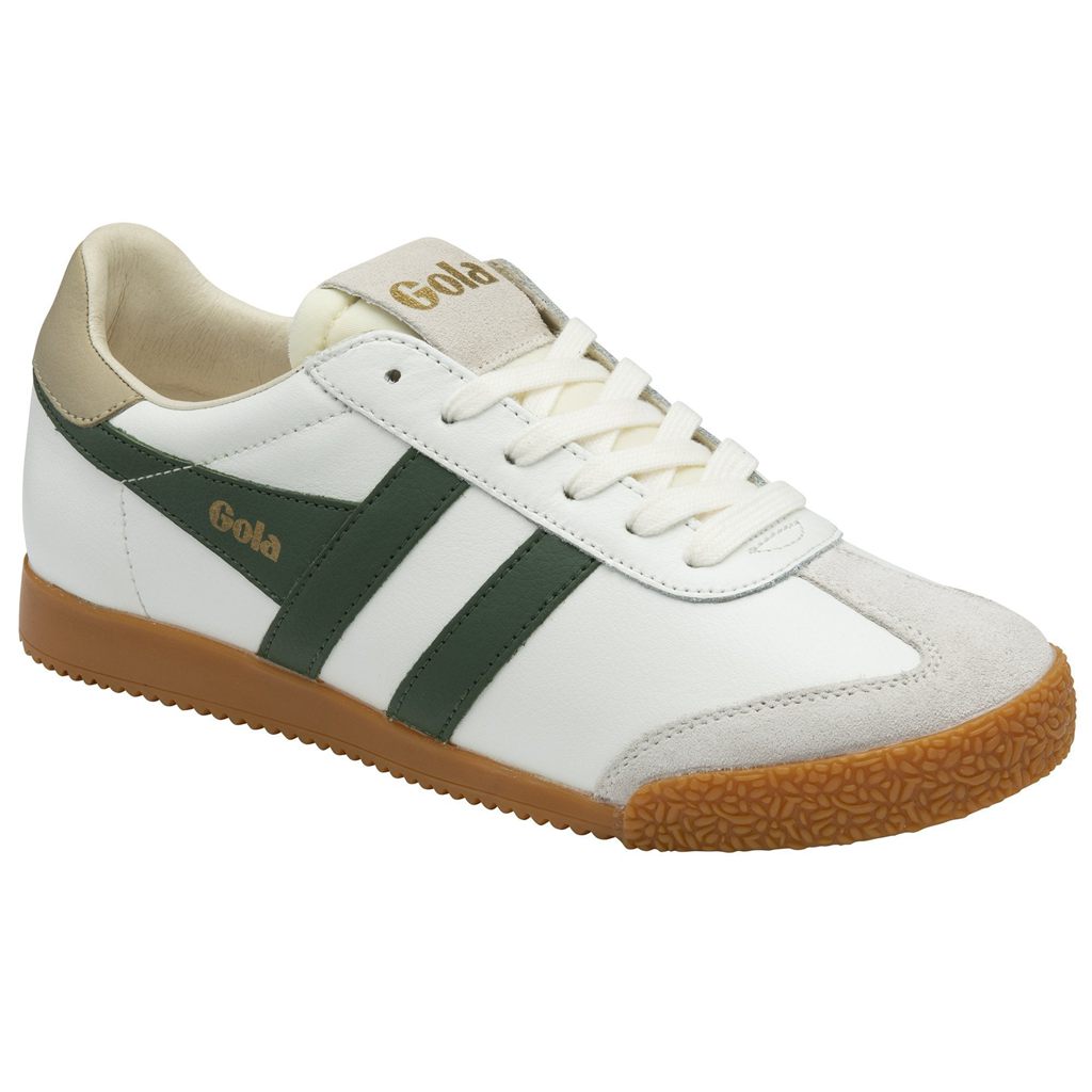 Gola Classics Elan Leather Sneakers Hvite Norge | ZSYDKN-618