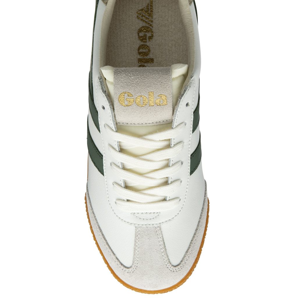 Gola Classics Elan Leather Sneakers Hvite Norge | ZSYDKN-618