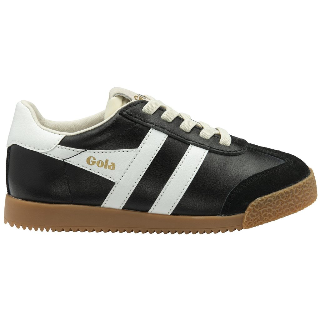 Gola Classics Elan Leather Sneakers Svarte Hvite Norge | ZIHKOS-681