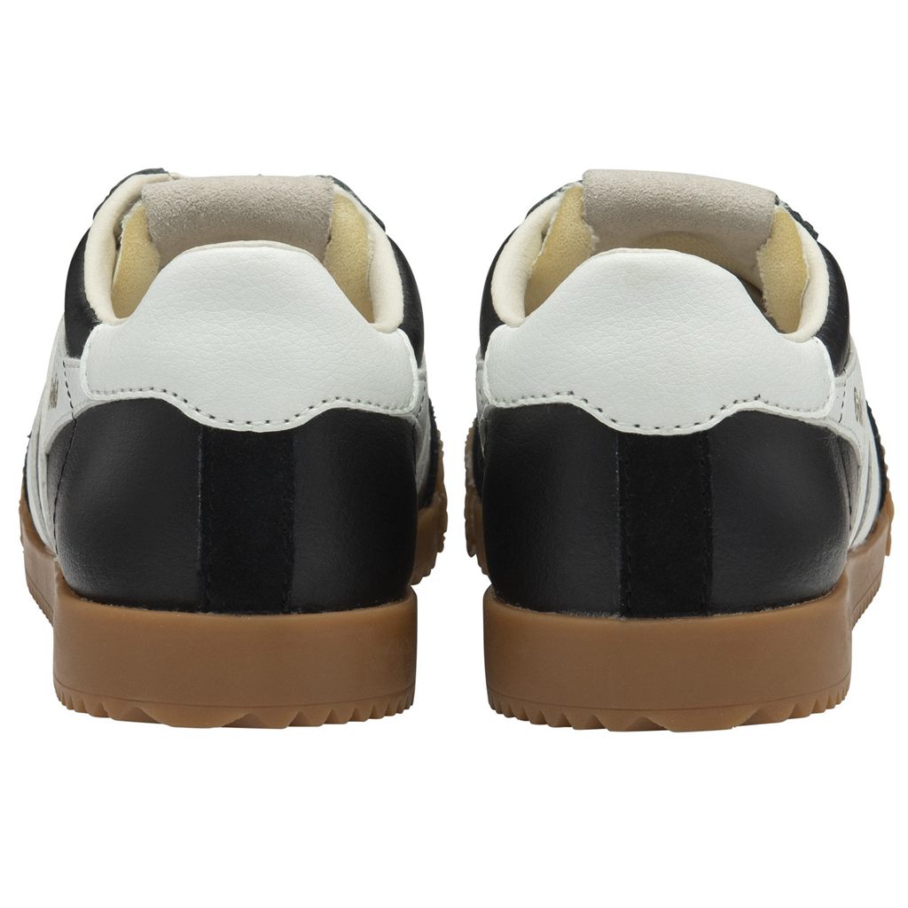 Gola Classics Elan Leather Sneakers Svarte Hvite Norge | ZIHKOS-681