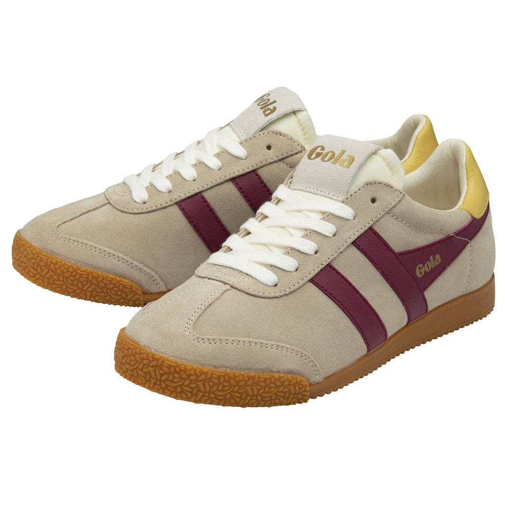 Gola Classics Elan Sneakers Bone Cerise Pollen Norge | PWDTVK-853