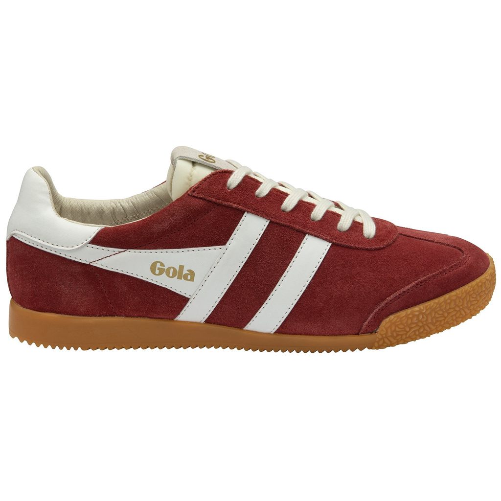 Gola Classics Elan Sneakers Dyp Rød Hvite Norge | HAWOPK-526