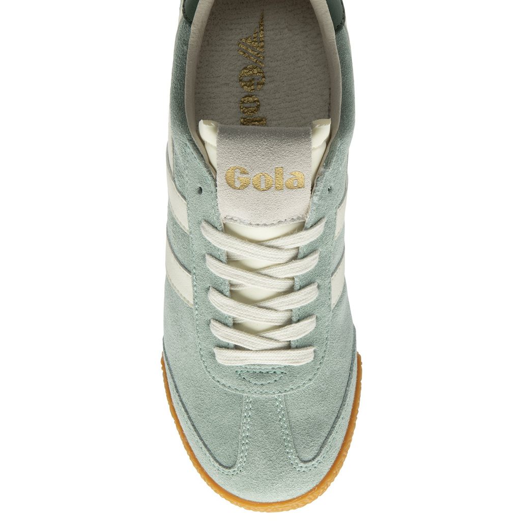Gola Classics Elan Sneakers Grønn Hvite Norge | MJEALW-289