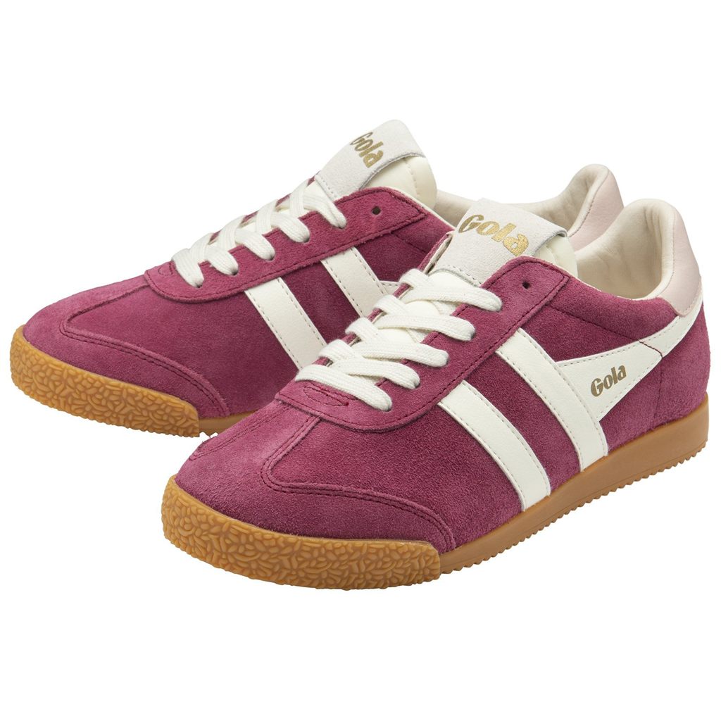 Gola Classics Elan Sneakers Hvite Rosa Norge | ZLDAGN-972