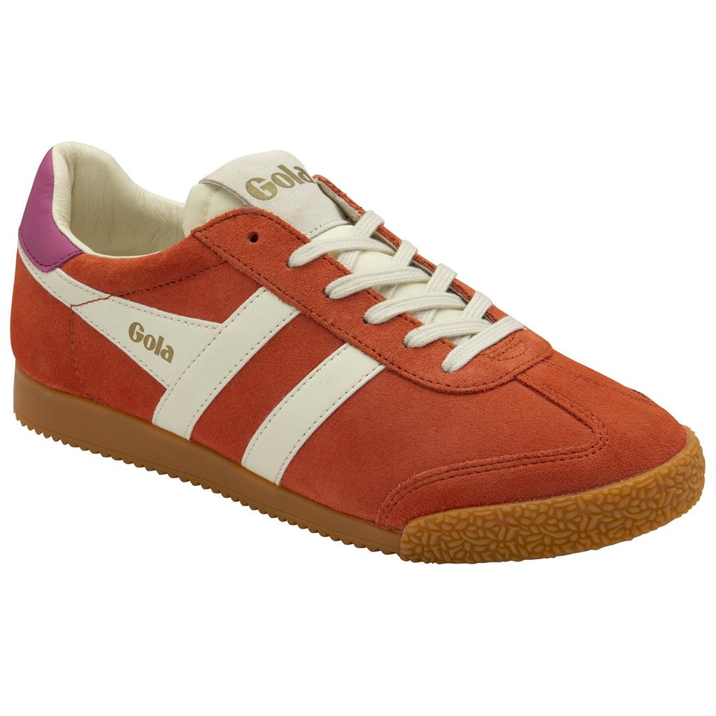 Gola Classics Elan Sneakers Korall Hvite Fuchsia Norge | VQBORS-290
